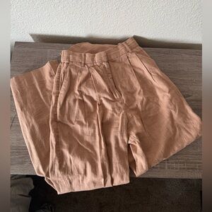 Abercrombie terracotta linen pants